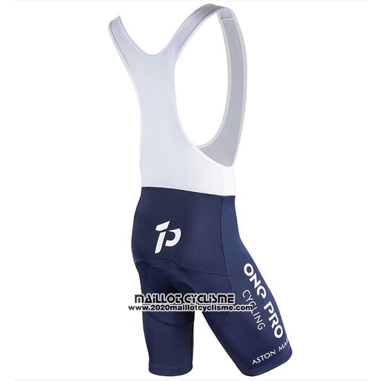 2018 Maillot Ciclismo One Pro Blanc et Fonce Bleu Manches Courtes et Cuissard